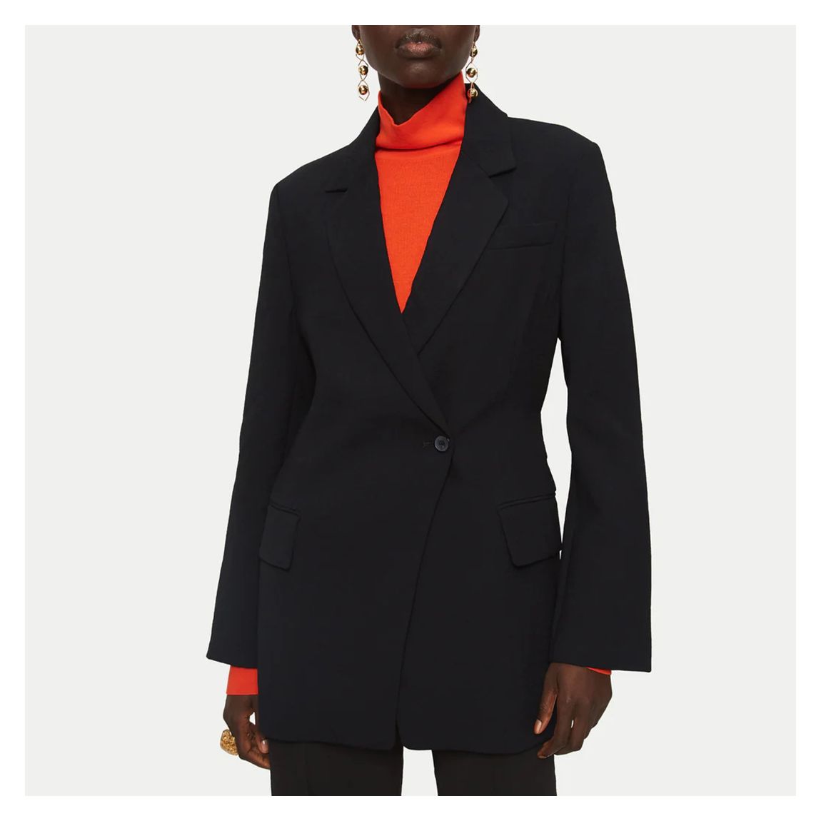 Black Ryedale Textured Jacket main product photo