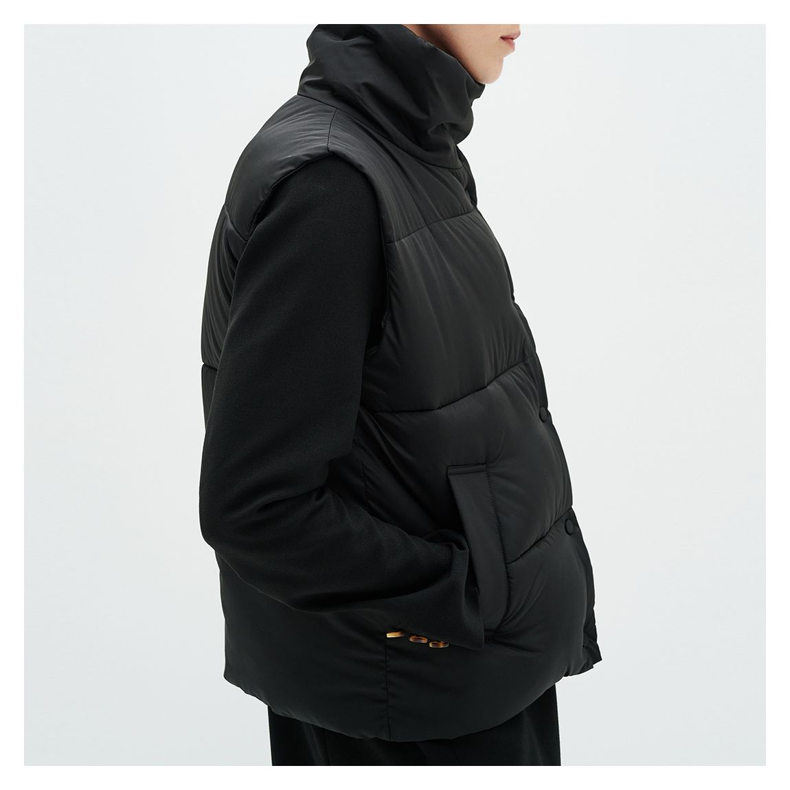 Black Fall Padded Body Warmer main product photo