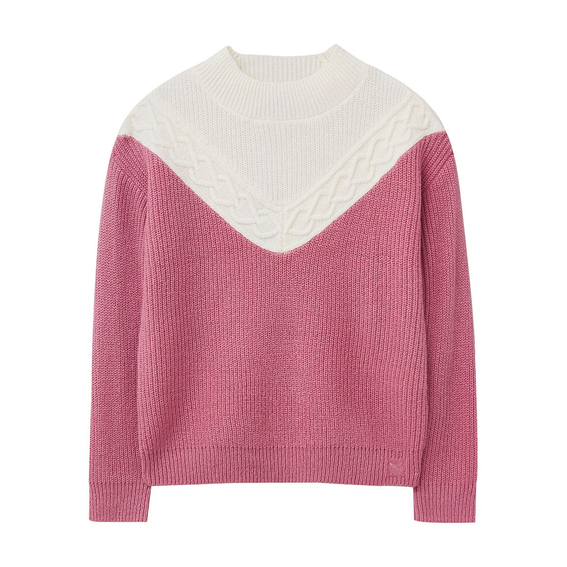 Pink/White Block Jumper main product photo