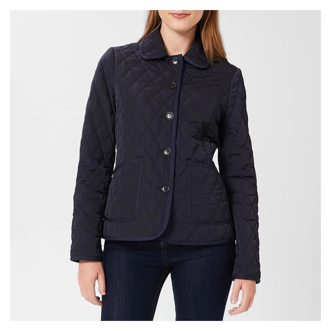 Navy Josephine Quilted Jacket main product photo