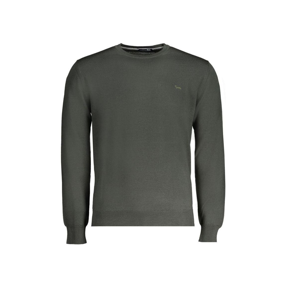 Crew Neck Jumper Solid Style - Green Sweaters main product photo