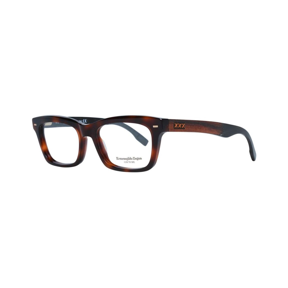 Couture Eyeglasses Acetate Wood Frames - Brown Frames For main product photo
