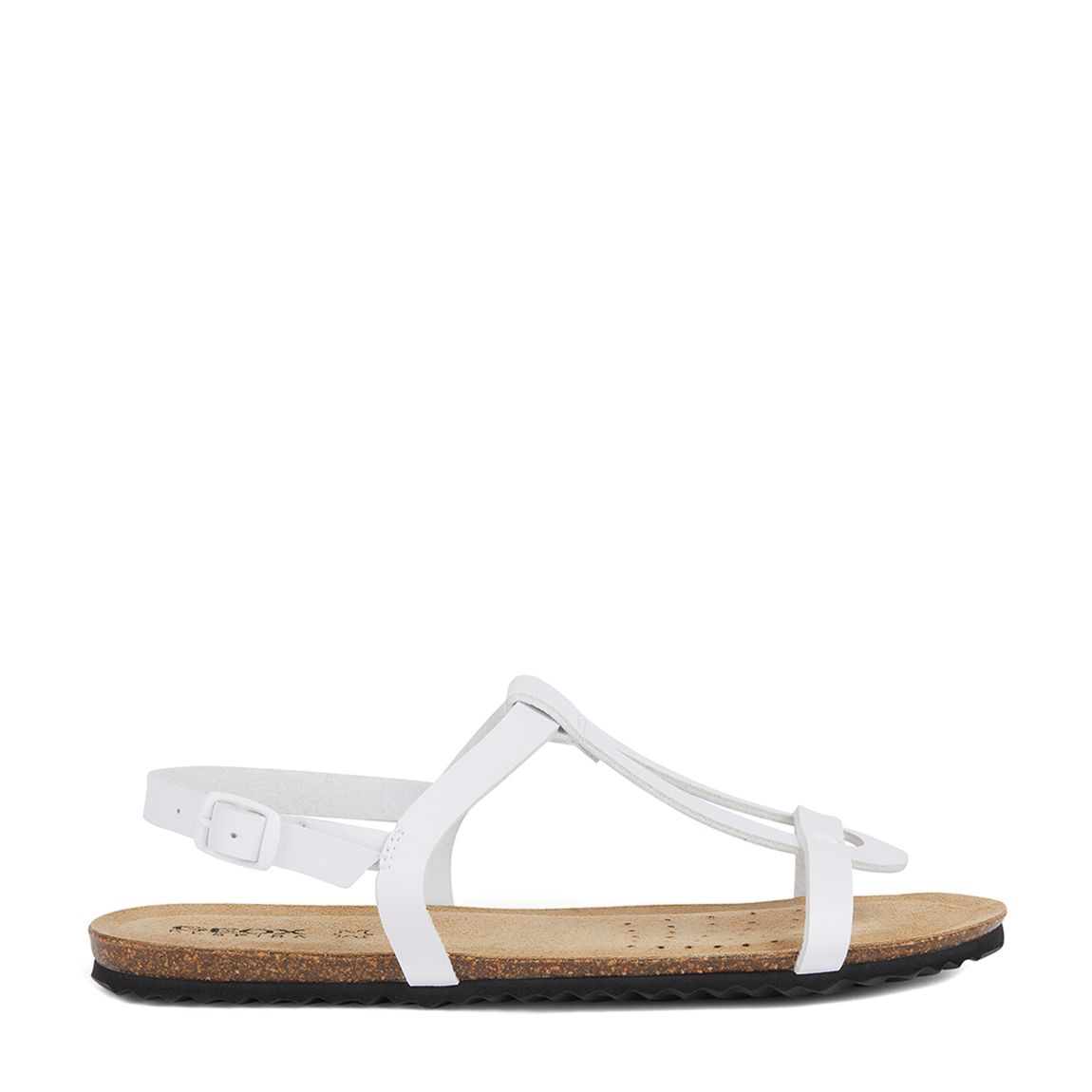 White Leather Brionia Low Sandal main product photo