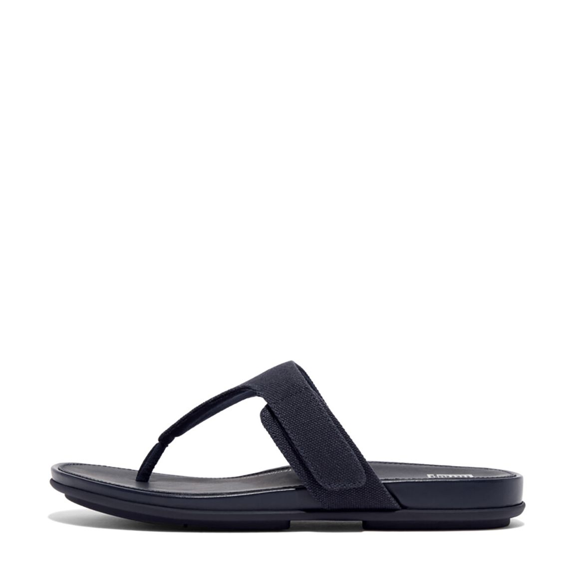 Navy Gracie Adjustable Canvas Sandal main product photo