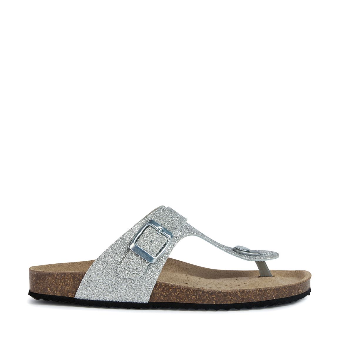 Silver Metallic Brionia K Sandals main product photo