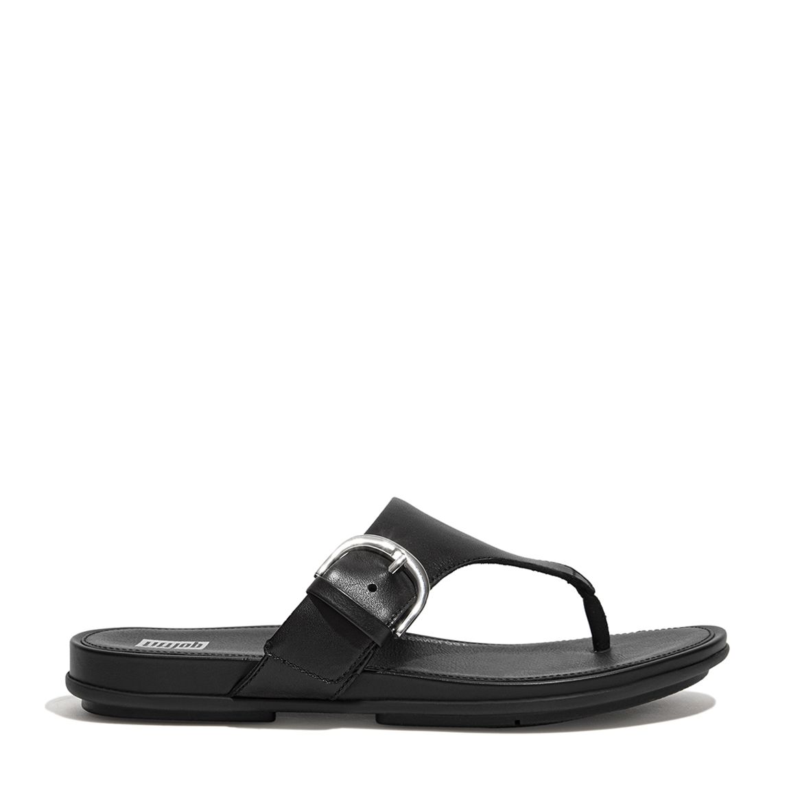 Black Gracie Toe-Post Sandals main product photo