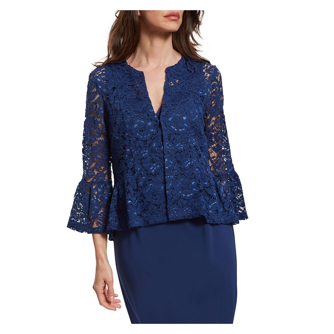 Navy Kate Corded Lace Jacket main product photo