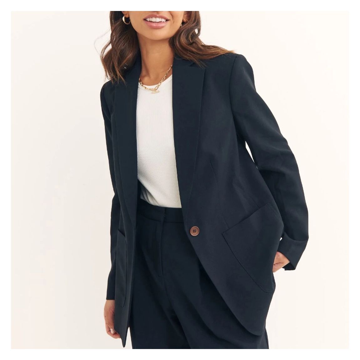 Black Bonnie Tailored Blazer main product photo