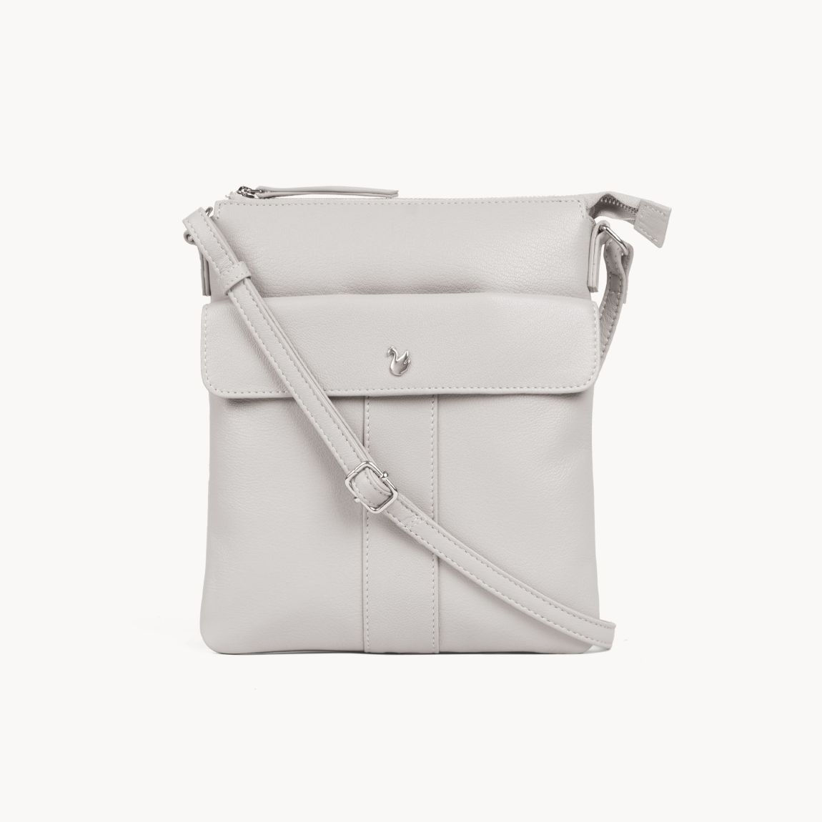 'AMBA' Soft Nappa Full Grain Real Leather Crossbody Bag main product photo