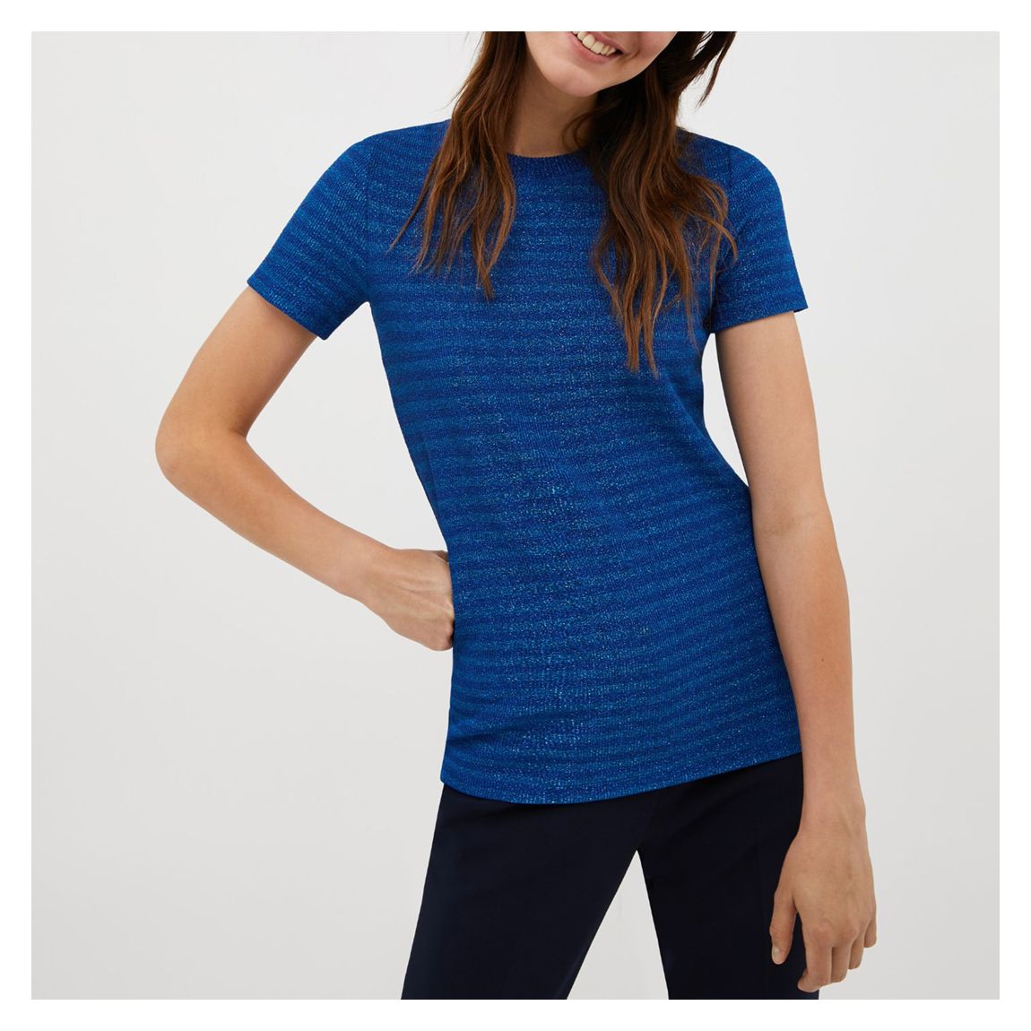 Blue Amabile Stripe Top main product photo