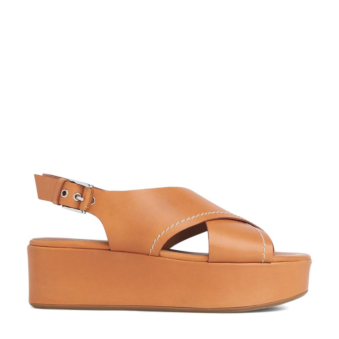Tan Sima Wedged Sandals main product photo