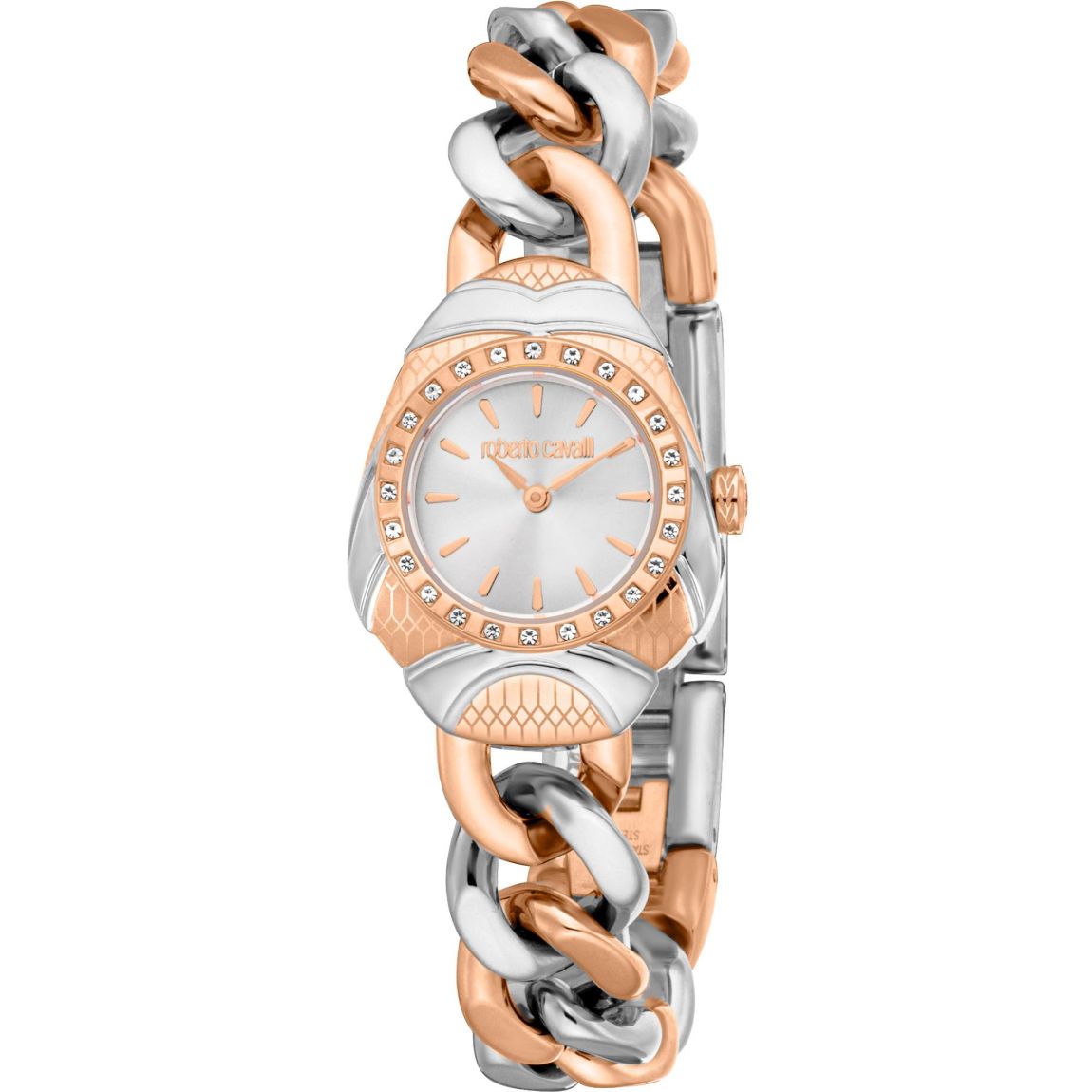 Chain Bracelet Watch Crystal Accents Wo - Grey Watches main product photo