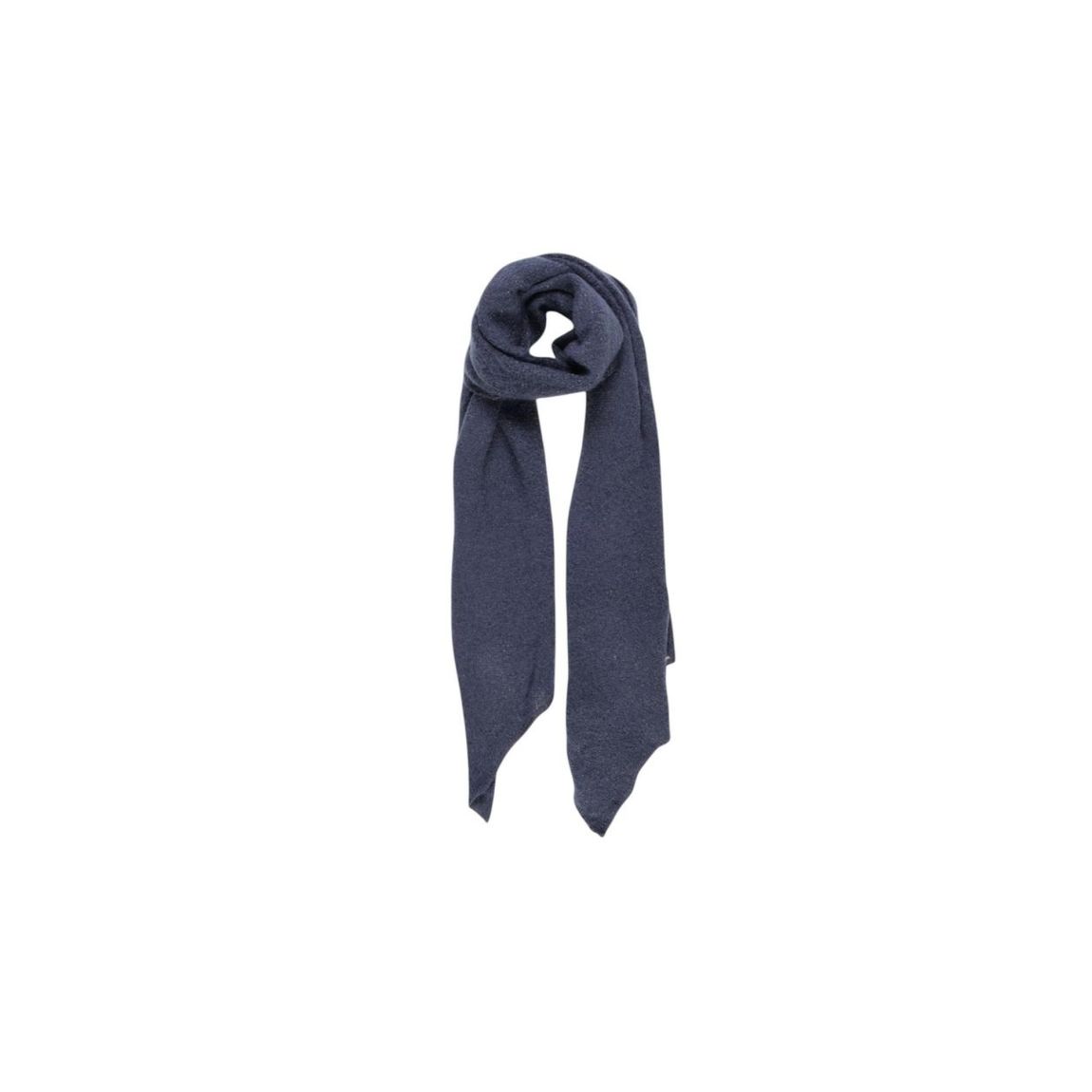 Knitted Scarf Solid Color Wo - Blue Scarves main product photo