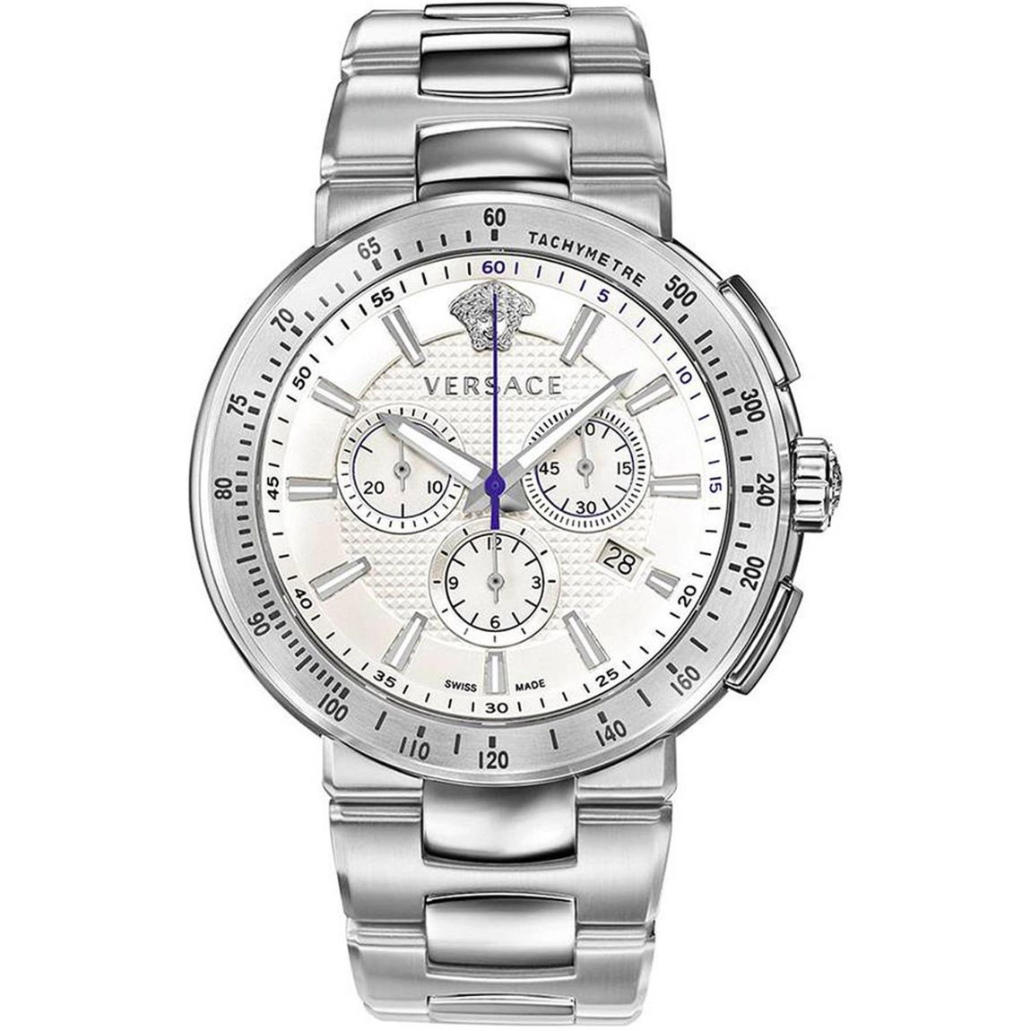 VRace Chronograph Watch Silver - Grey Watches main product photo