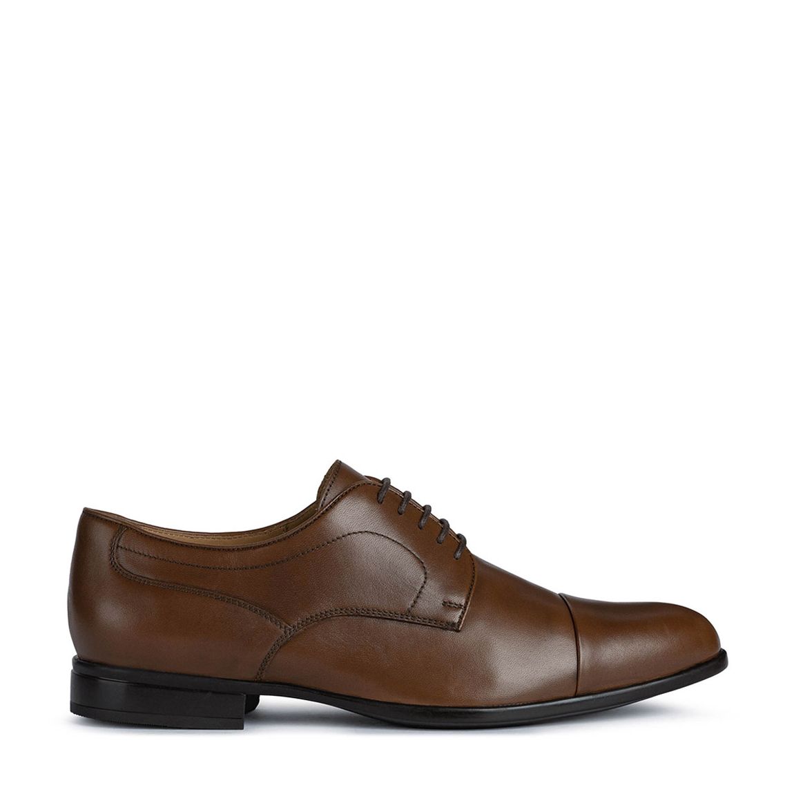 Brown Iacopo Leather Derby Shoes main product photo