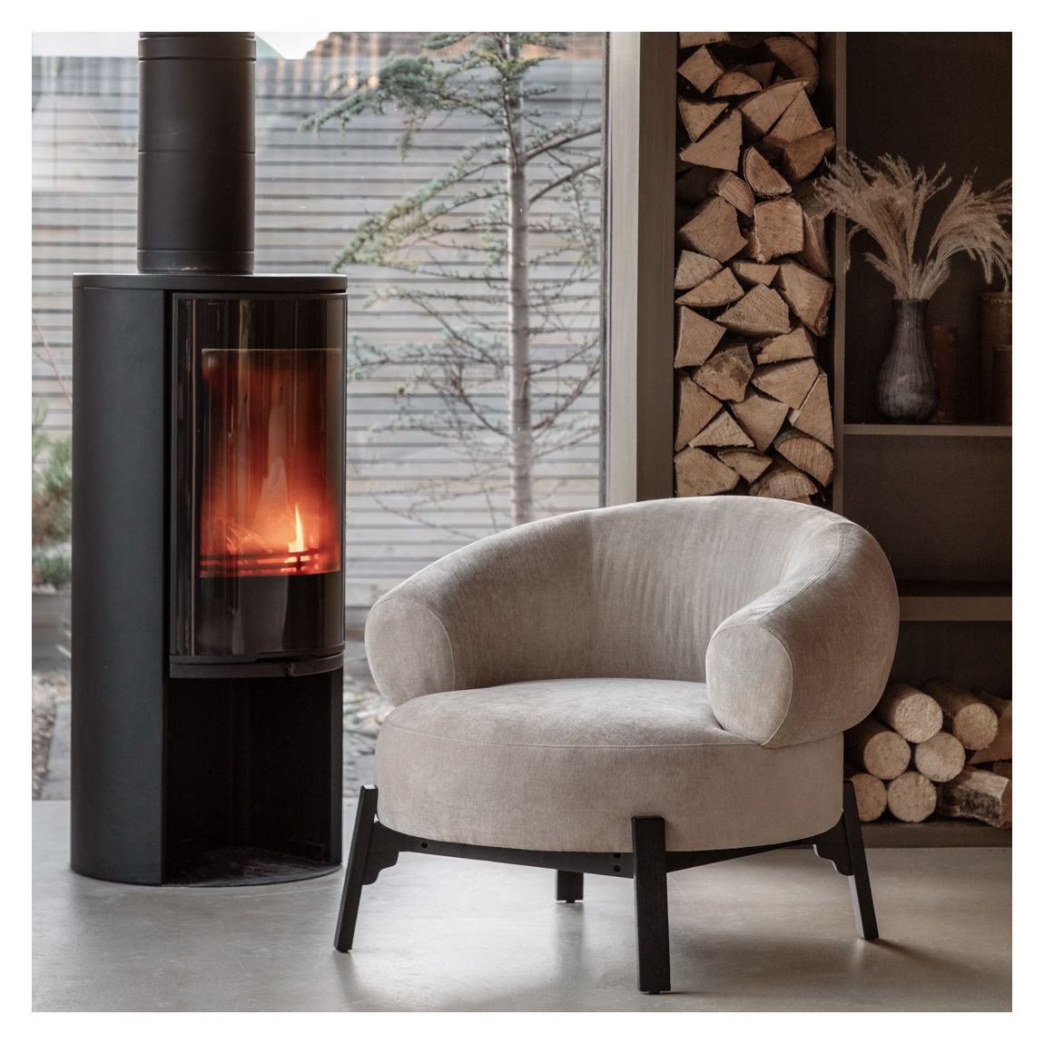 Auden Armchair Cream 890x850x720mm main product photo