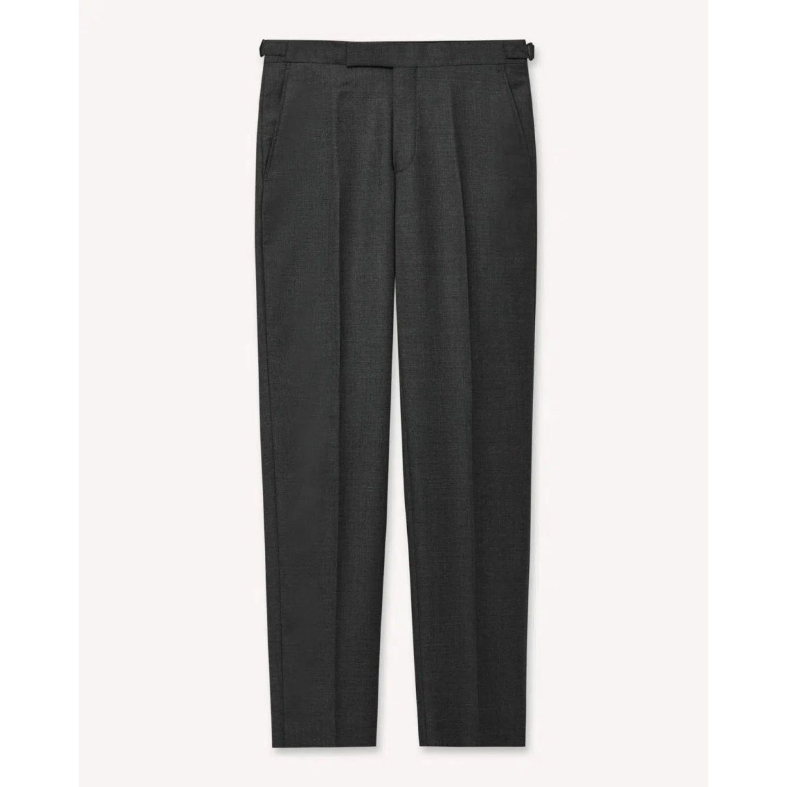 Richard James Grey Sharkskin Wool Suit Trousers for a Modern Elegance main product photo