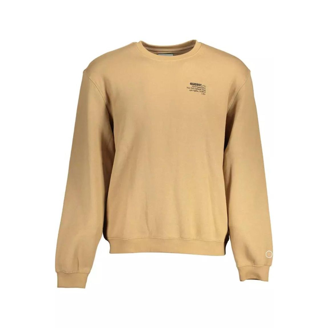 Crew Neck Sweatshirt Casual Style - Beige Sweaters main product photo