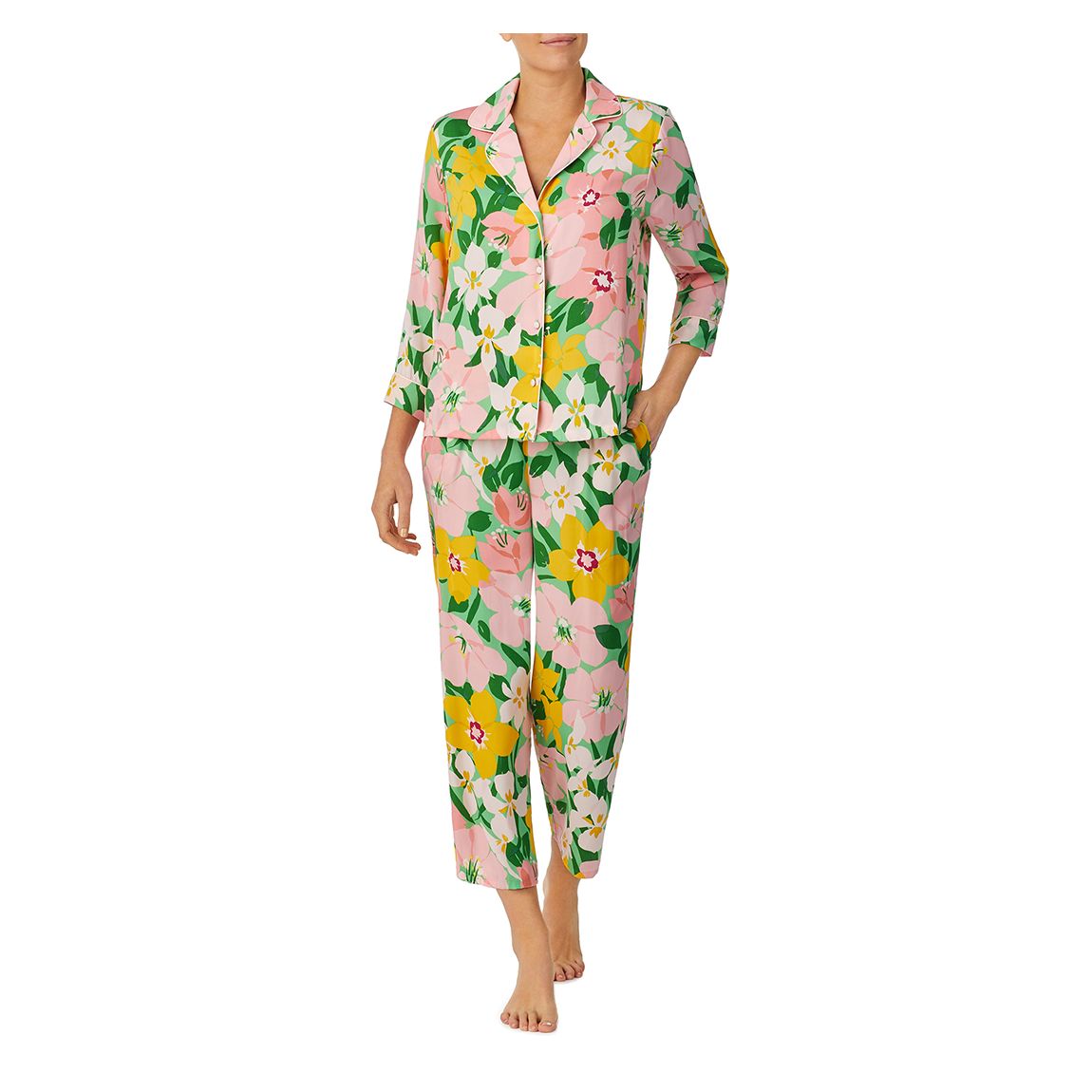 Floral Cropped Pyjama Set main product photo