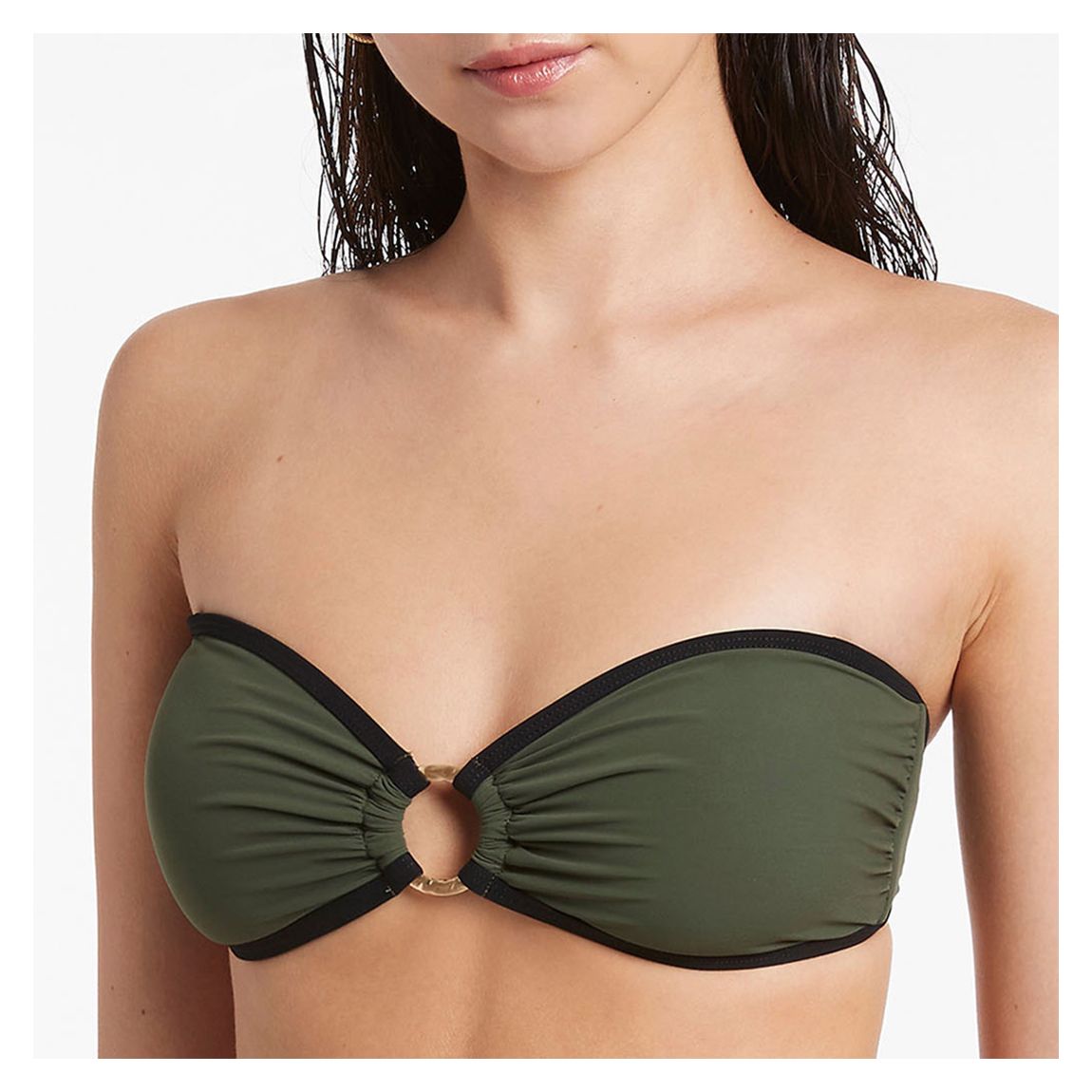 Green Versa Bandeau Top main product photo