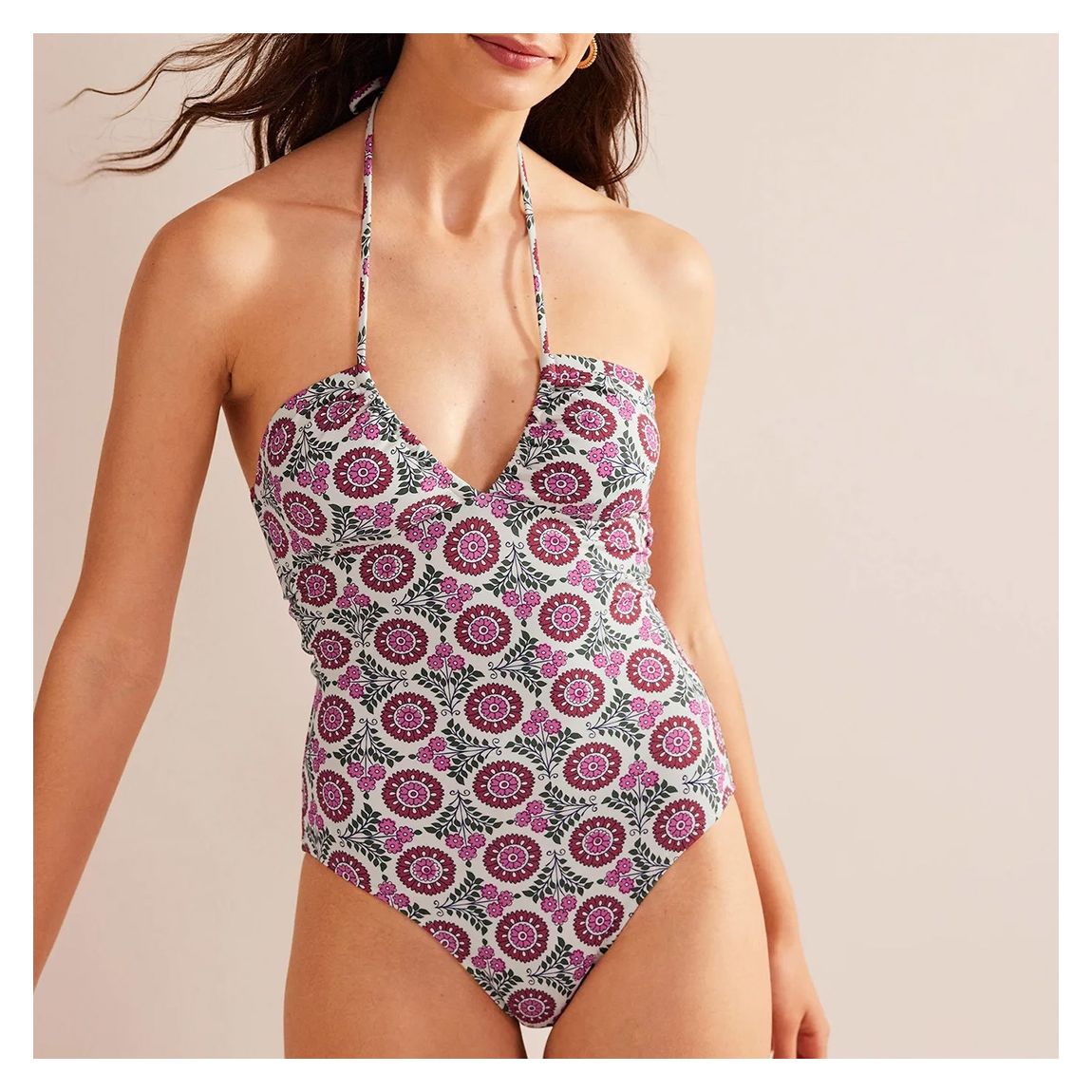 Multi Halterneck Bandeau Swimsuit main product photo