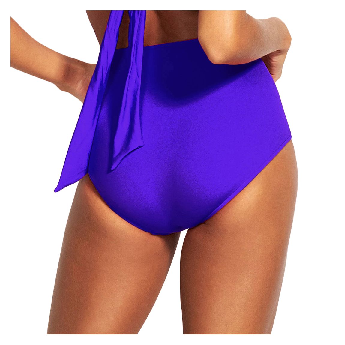 Reflex Blue High Waisted Petal Edge Pant main product photo