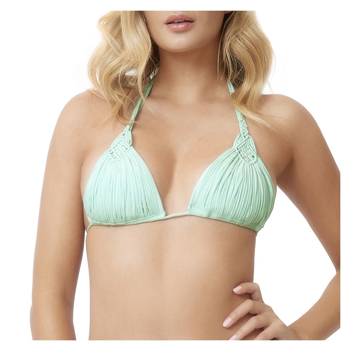Blue Azura Mila Triangle Bikini Top main product photo