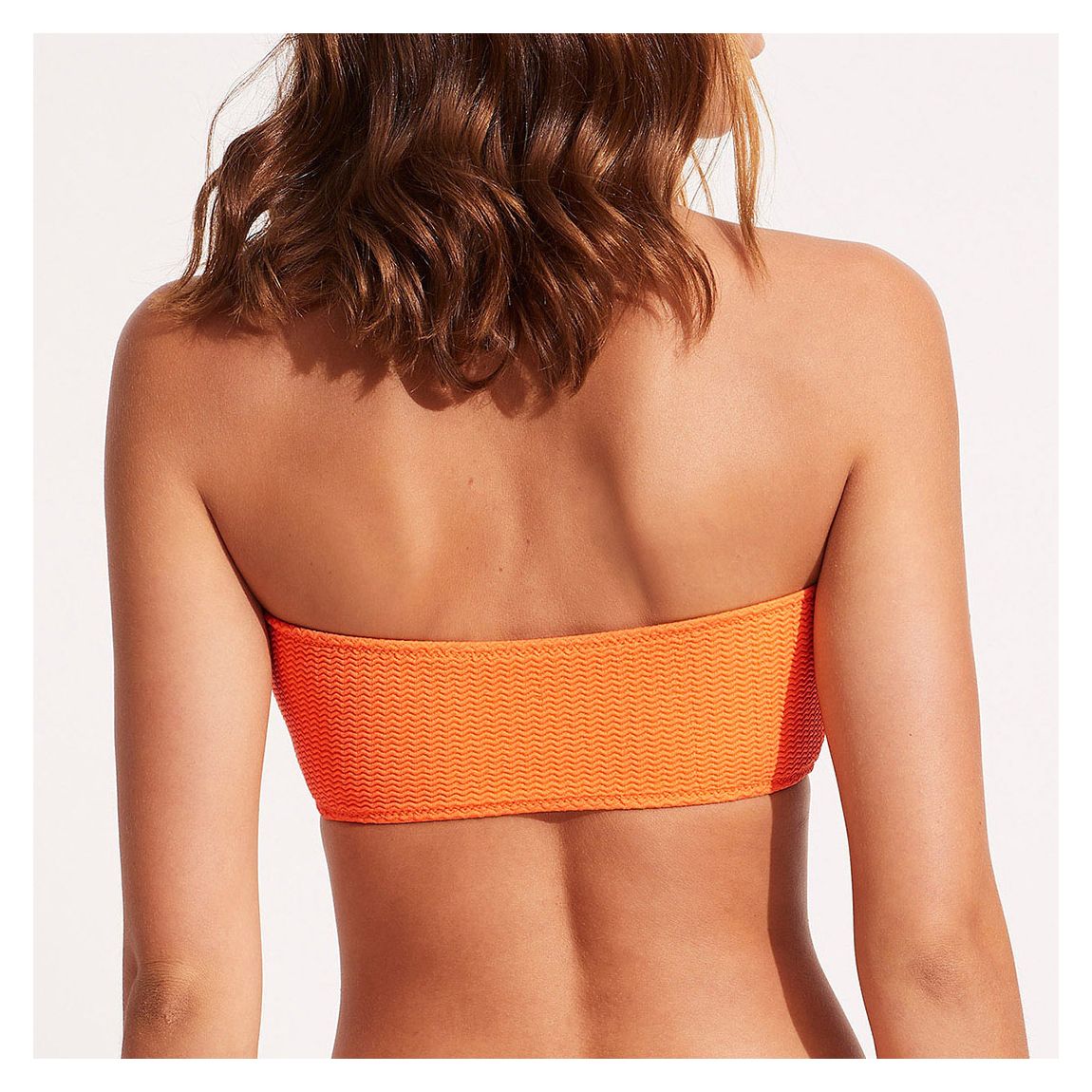 Orange Tube Bikini Top main product photo