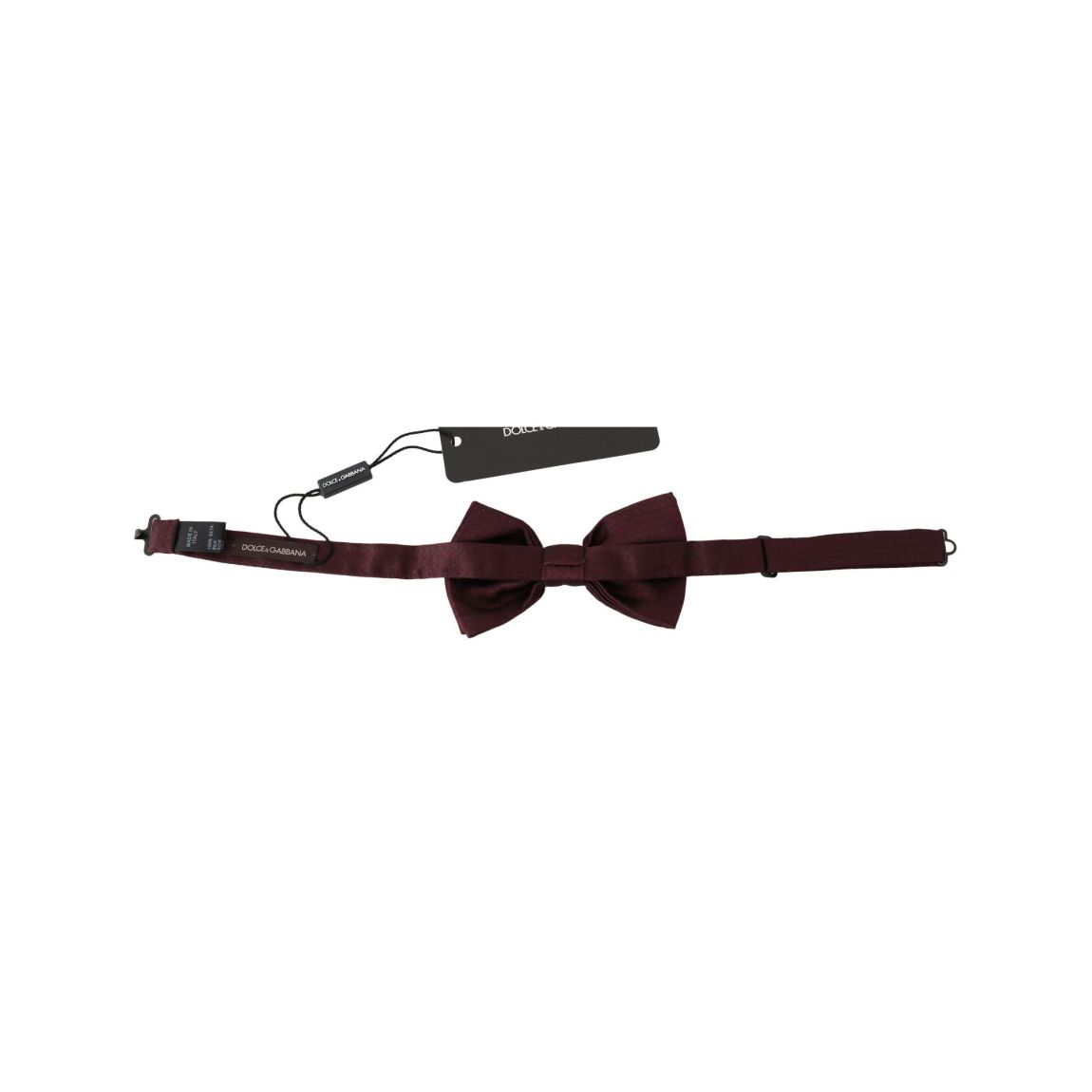 Burgundy Silk Bow Tie - Brown Ties main product photo