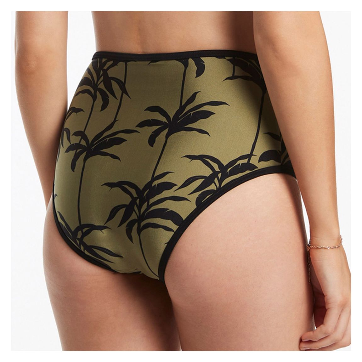 Olive Palme High Waist Bikini Bottom main product photo