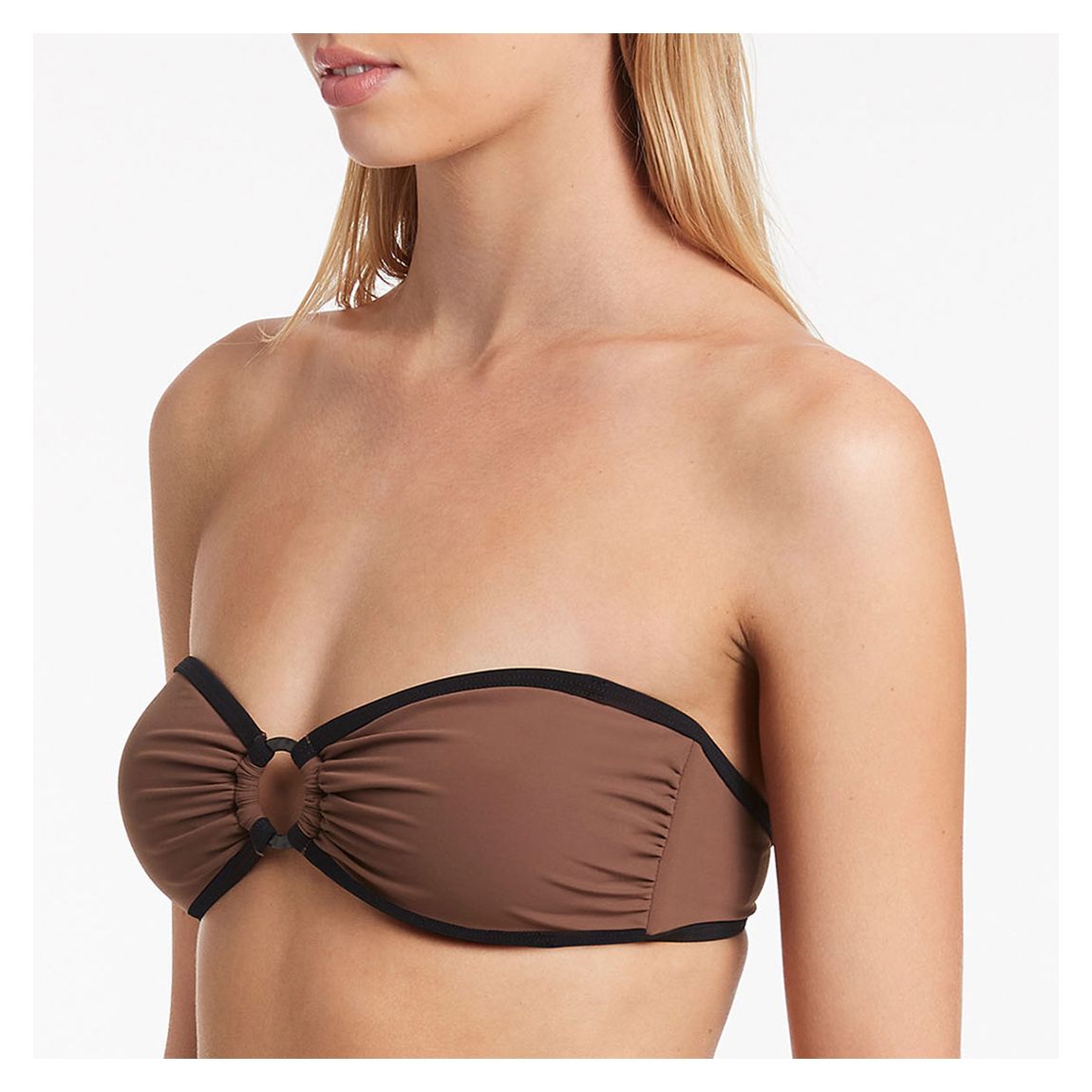 Brown Versa Bandeau Top main product photo