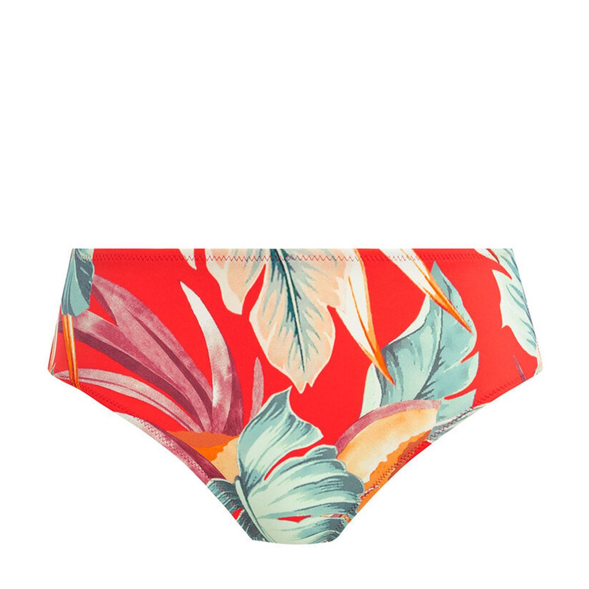Red Bamboo Grove Mid Rise Bikini Brief main product photo