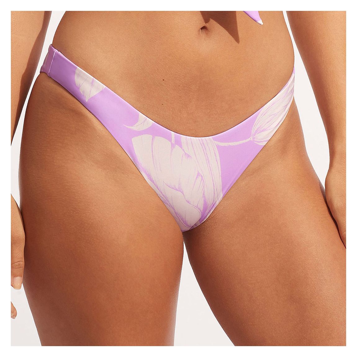 Purple Fleur De Bloom High Cut Pant main product photo