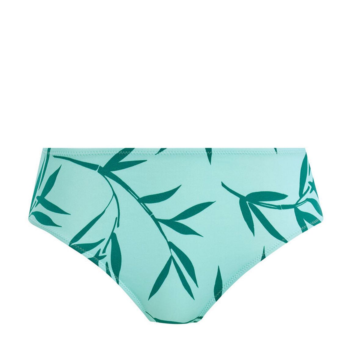 Blue Printed Luna Bay Mid Rise Bikini Brief main product photo