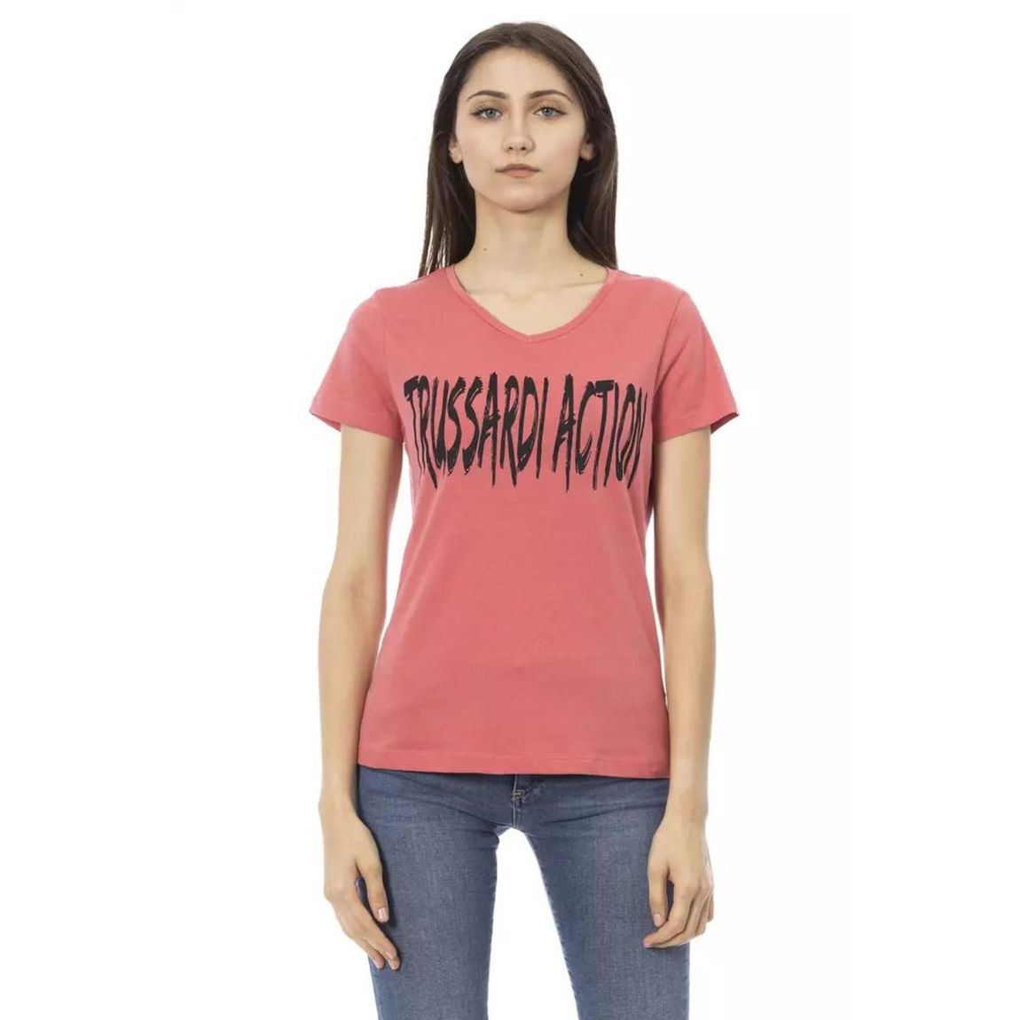 VNeck Short Sleeve Graphic Tee Wo - Multicolor T-Shirts main product photo
