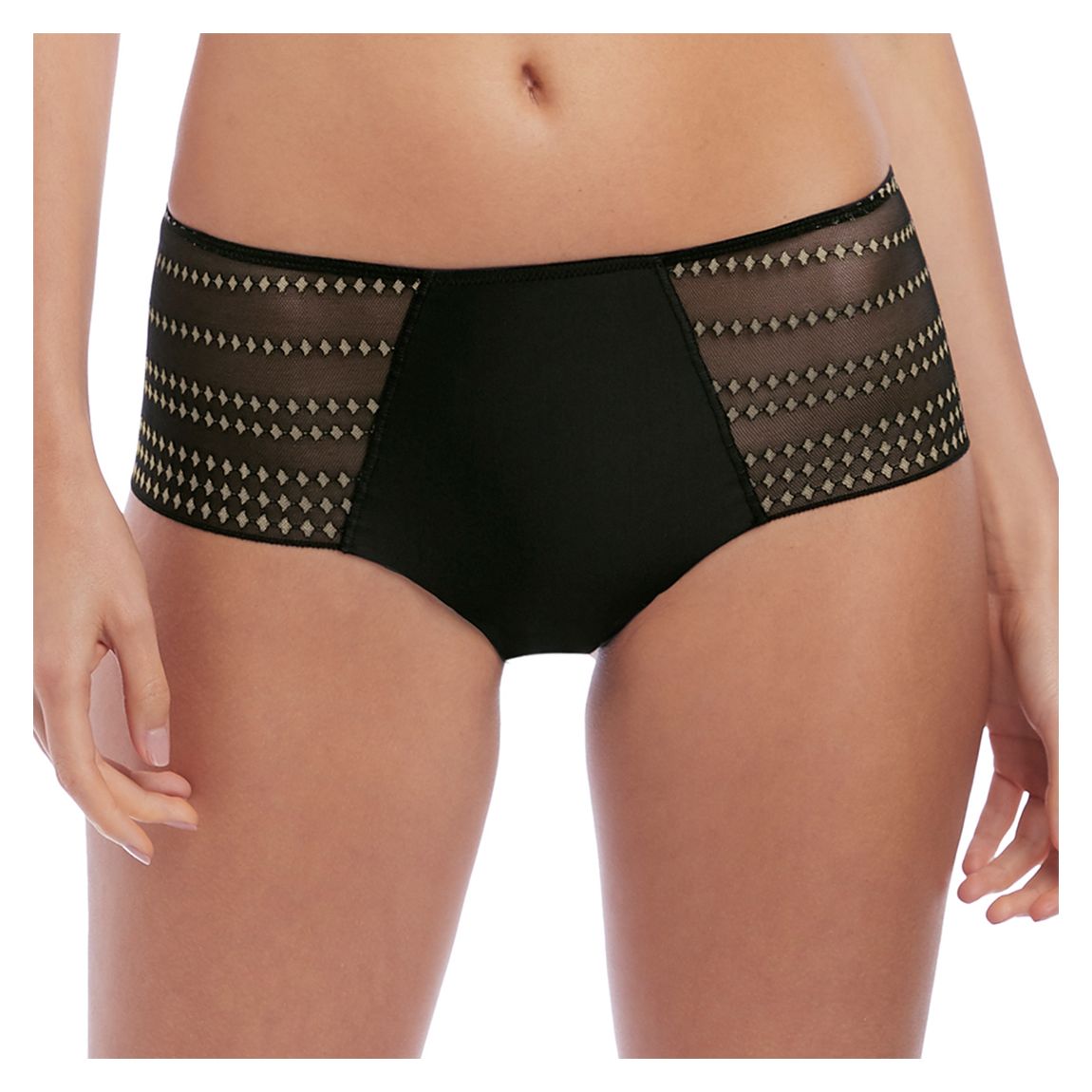 Black/Champagne Respect Short Brief main product photo
