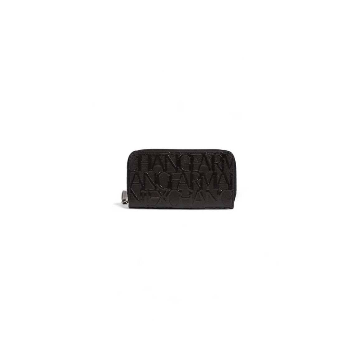 Embossed Logo ZipAround Wallet Wo - Black main product photo