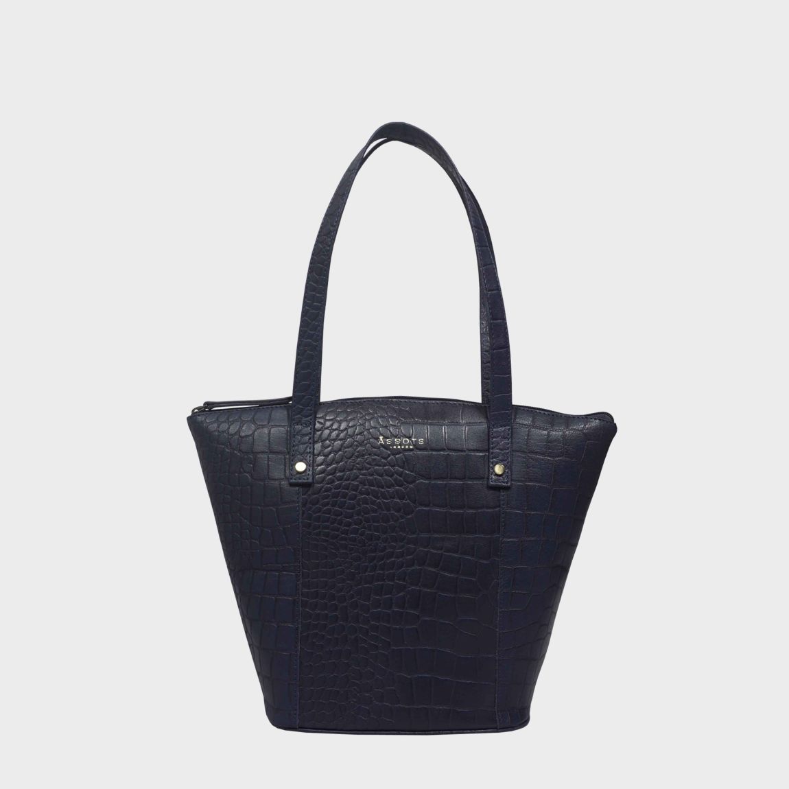 'MELANIE' Croc Real Leather Unlined Bucket Bag main product photo