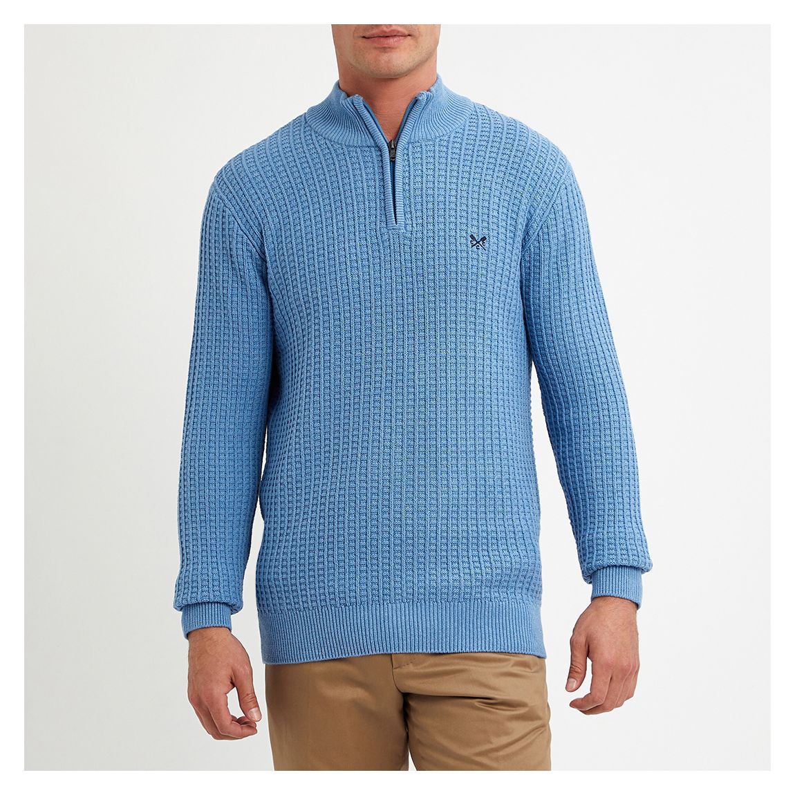 Blue Waffle Cotton Jumper main product photo