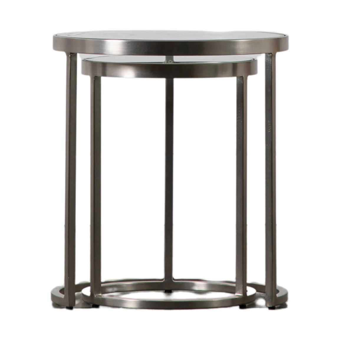 Escalon Nest of 2 Tables, Silver main product photo