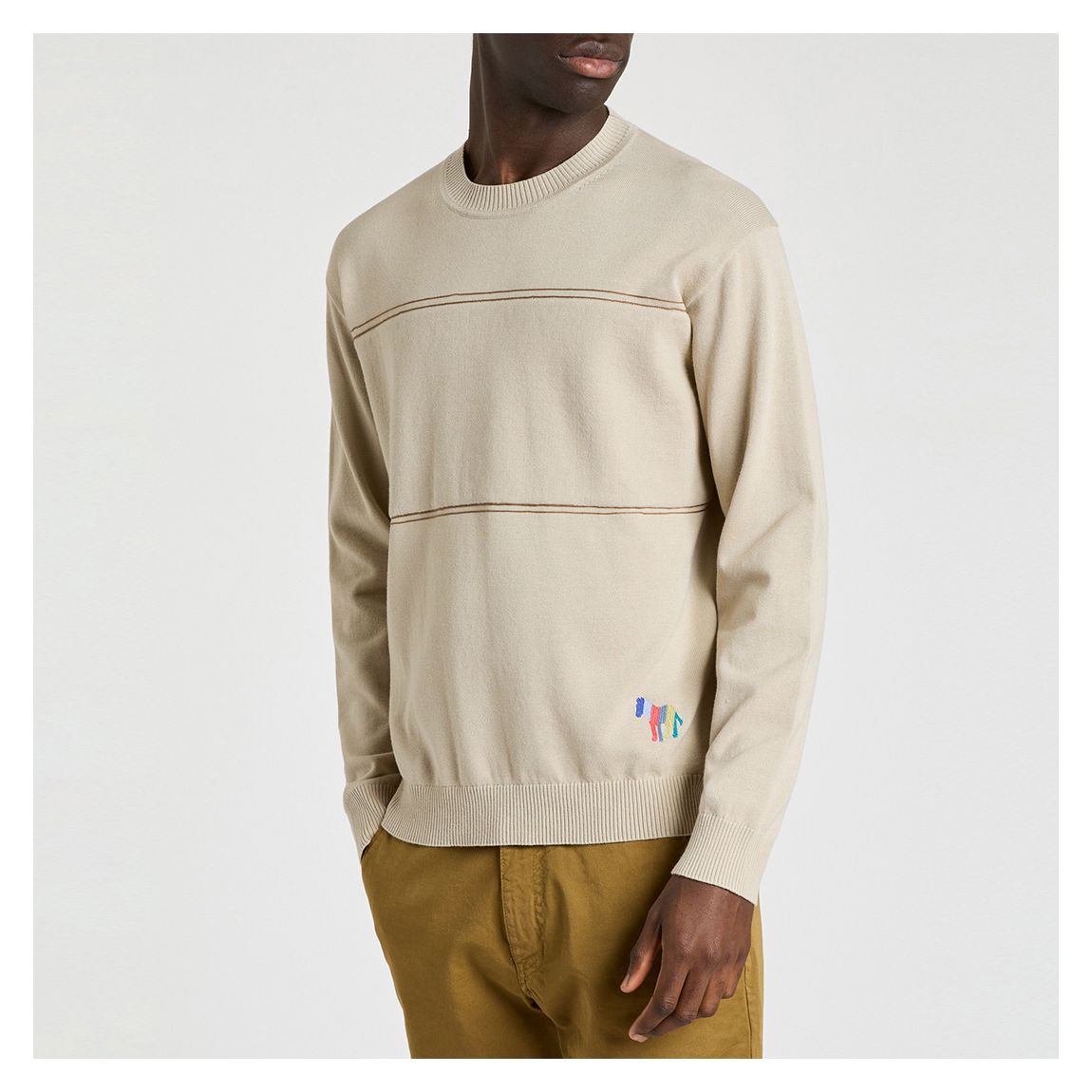 Cream Pullover Cotton Jumper main product photo