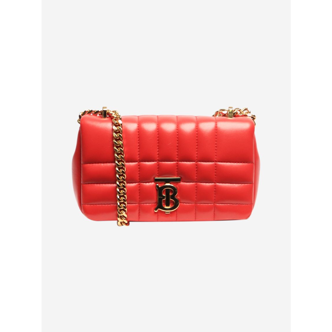 Burberry red mini quilted main product photo