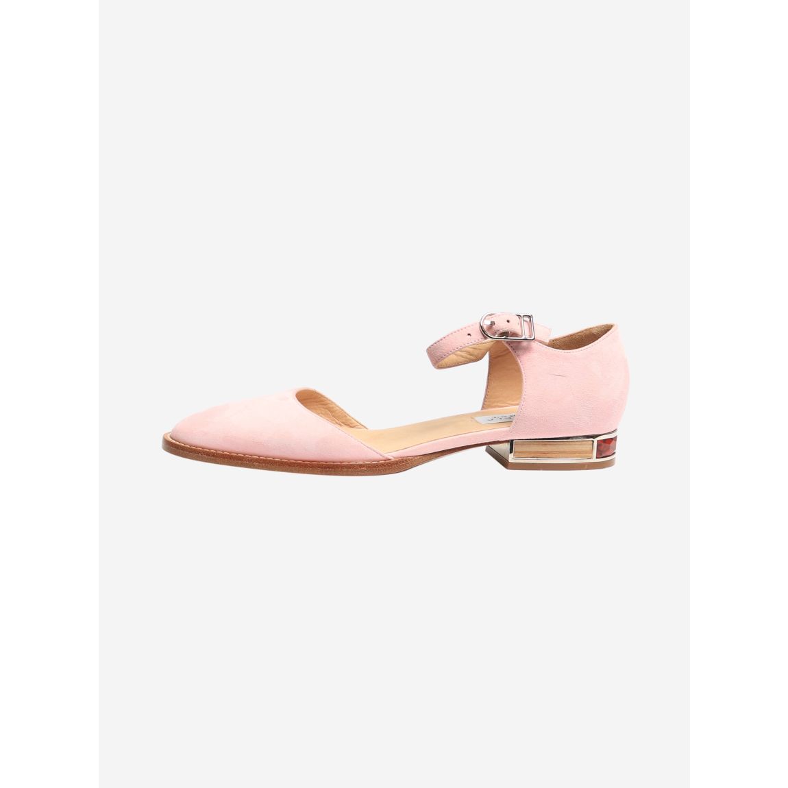 Gabriela Hearst pink suede main product photo