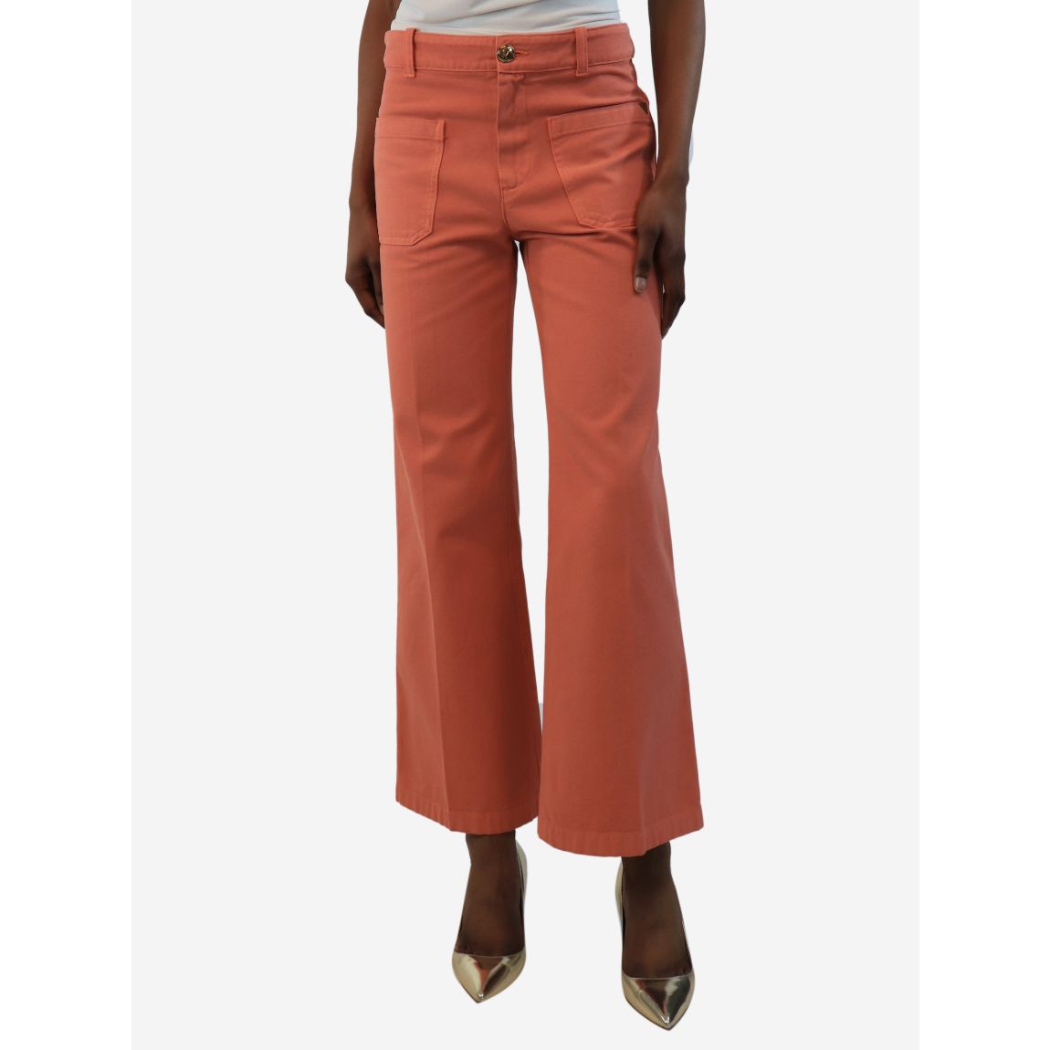 Chloe coral front-pocket main product photo