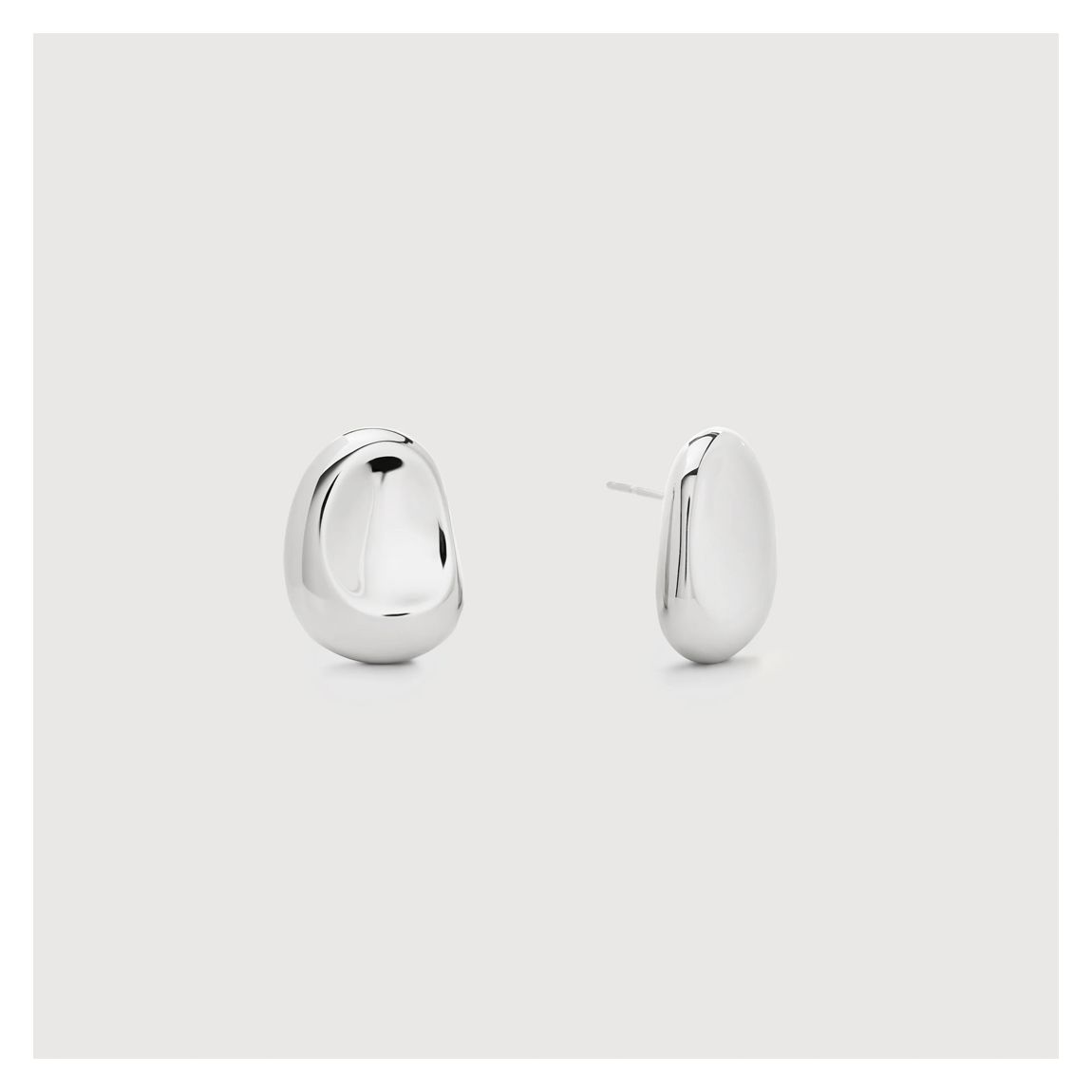 Sterling Silver Aria Bold Stud Earrings main product photo