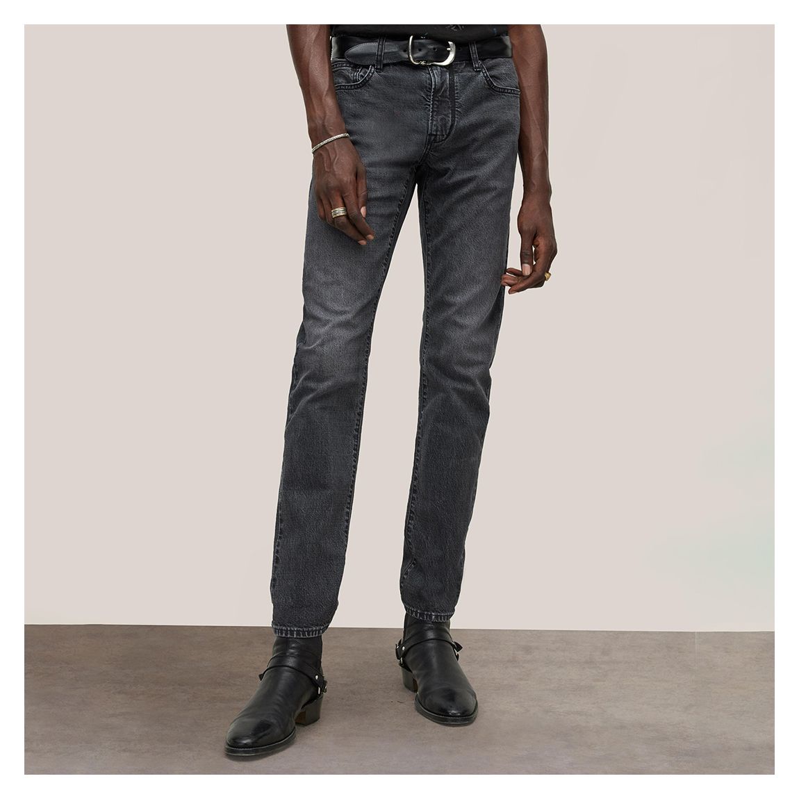 Washed Black J701 Regular Fit Jeans main product photo