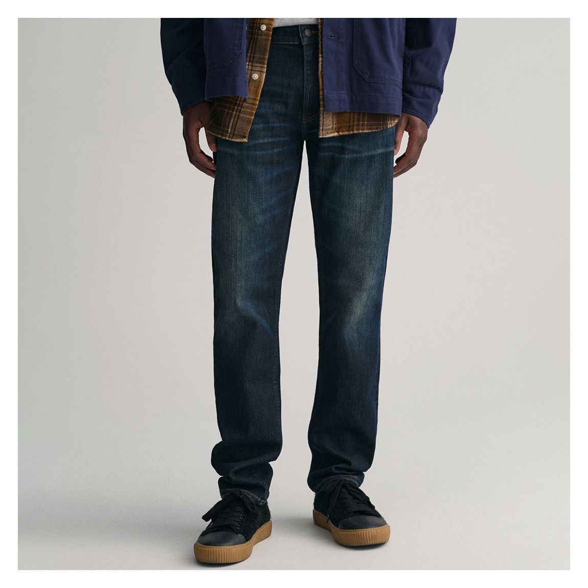 Dark Blue Archive Slim Stretch Jeans main product photo