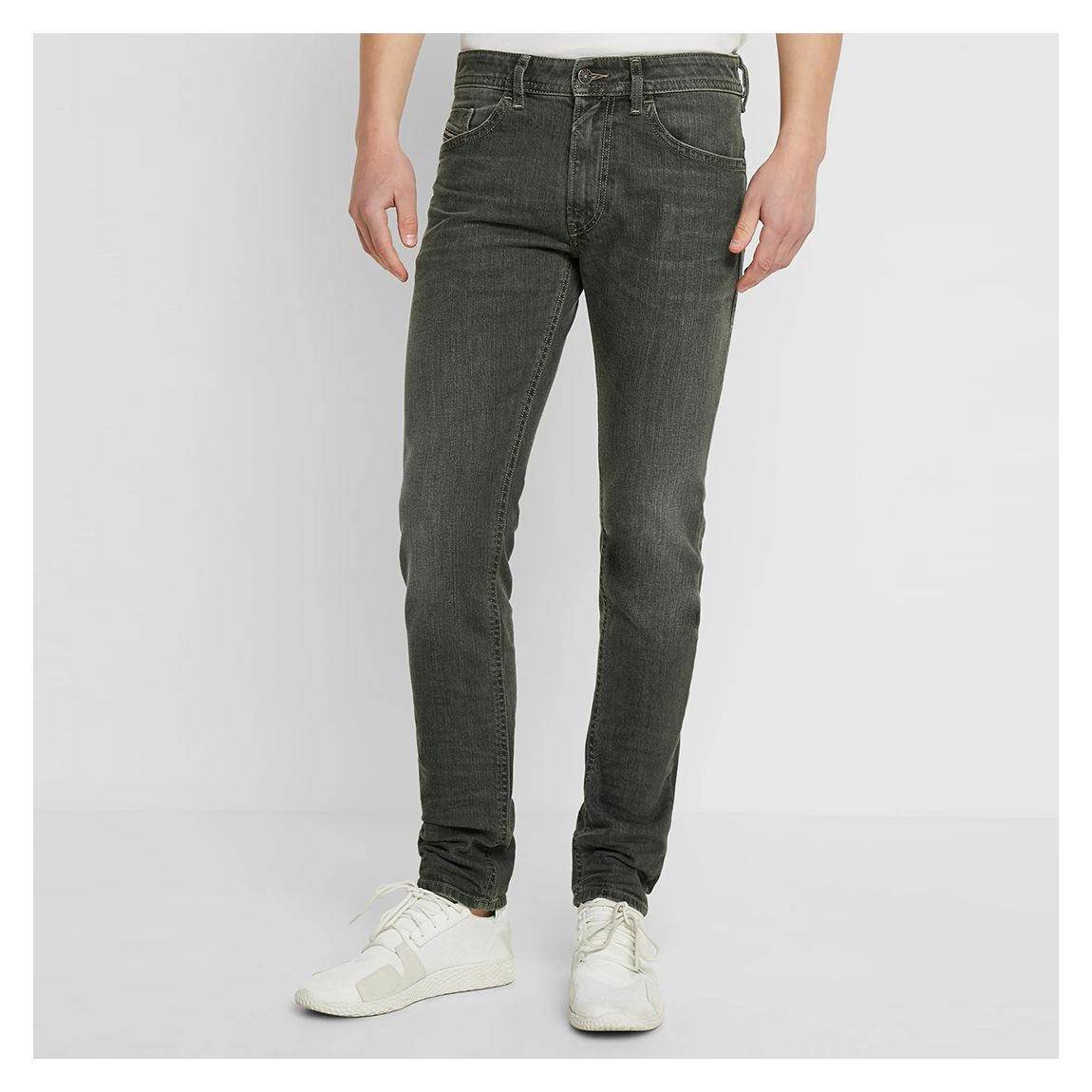 Washed Grey Thommer Stretch Jeans main product photo