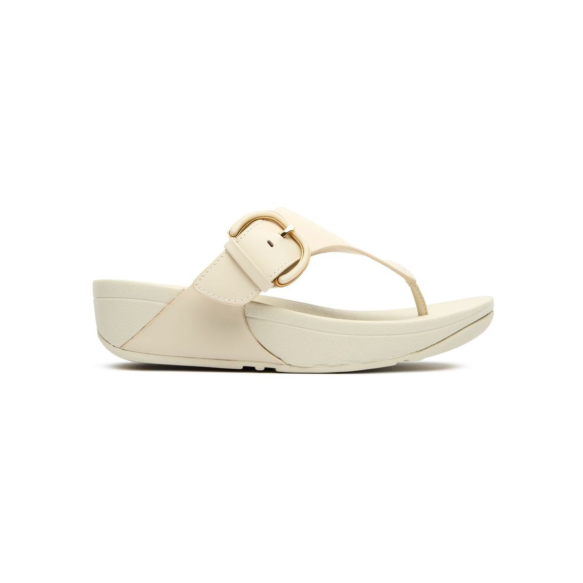 Fitflop Lulu Resin Buckle Leather Toe-post Sandals main product photo