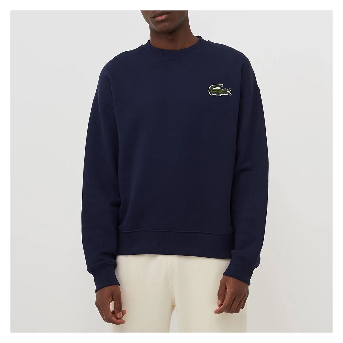Navy Loose Fit Crew Neck Sweatshirt main product photo
